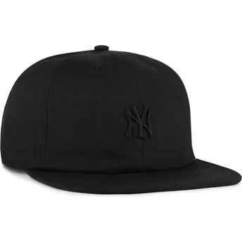 Petten plat zwart snapback Captain RL Contemporary van New York Yankees MLB van 47 Brand