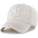petten-gebogen-beige-verstelbaar-clean-up-weathered-mojave-van-new-york-yankees-mlb-van-47-brand