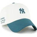 petten-gebogen-beige-verstelbaar-clean-up-contemporary-two-tone-van-new-york-yankees-mlb-van-47-brand