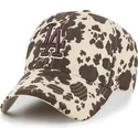 petten-gebogen-bruin-verstelbaar-clean-up-bessie-van-los-angeles-dodgers-mlb-van-47-brand