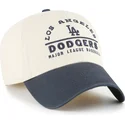 petten-gebogen-beige-verstelbaar-clean-up-windham-van-los-angeles-dodgers-mlb-van-47-brand