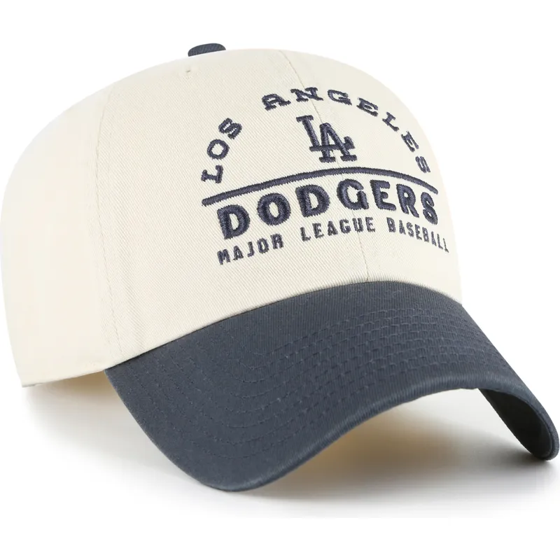 petten-gebogen-beige-verstelbaar-clean-up-windham-van-los-angeles-dodgers-mlb-van-47-brand