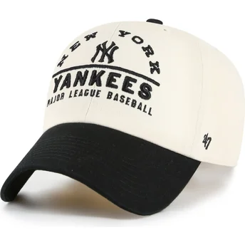 Petten gebogen beige verstelbaar Clean Up Windham van New York Yankees MLB van 47 Brand