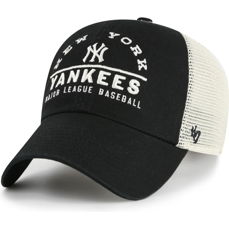 petten-gebogen-zwart-snapback-clean-up-windham-mesh-van-new-york-yankees-mlb-van-47-brand