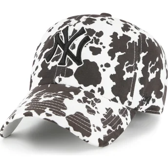 Petten gebogen wit verstelbaar Clean Up Bessie van New York Yankees MLB van 47 Brand