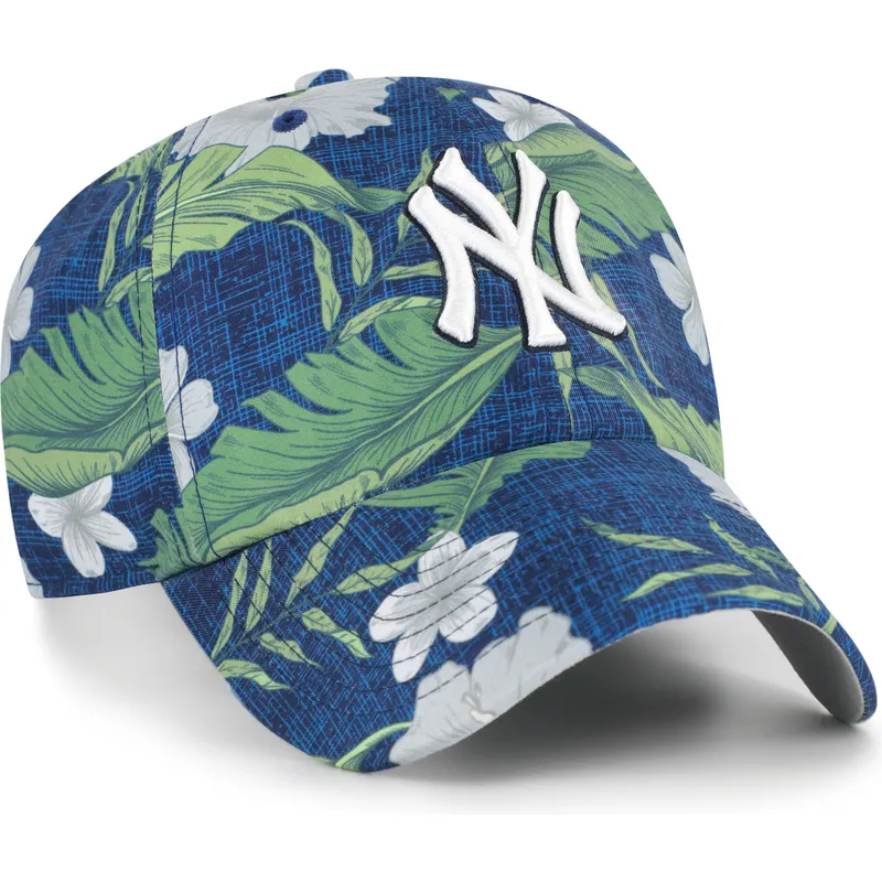 petten-gebogen-marineblauw-verstelbaar-clean-up-beach-side-van-new-york-yankees-mlb-van-47-brand