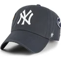 petten-gebogen-marineblauw-verstelbaar-clean-up-badges-vintage-van-new-york-yankees-mlb-van-47-brand