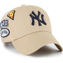 petten-gebogen-khaki-verstelbaar-clean-up-badges-van-new-york-yankees-mlb-van-47-brand