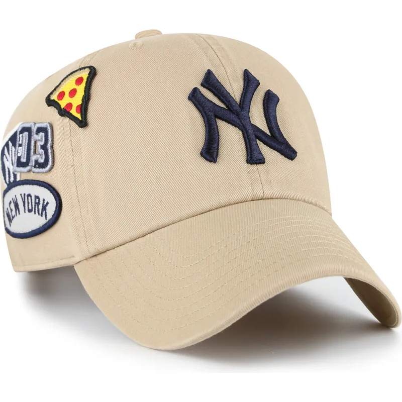 petten-gebogen-khaki-verstelbaar-clean-up-badges-van-new-york-yankees-mlb-van-47-brand