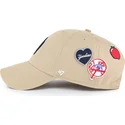 petten-gebogen-khaki-verstelbaar-clean-up-badges-van-new-york-yankees-mlb-van-47-brand