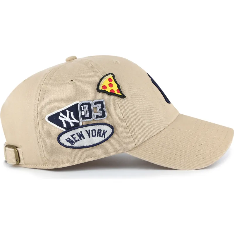 petten-gebogen-khaki-verstelbaar-clean-up-badges-van-new-york-yankees-mlb-van-47-brand