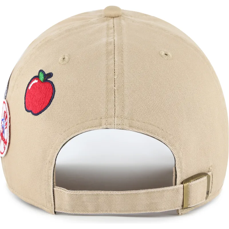 petten-gebogen-khaki-verstelbaar-clean-up-badges-van-new-york-yankees-mlb-van-47-brand