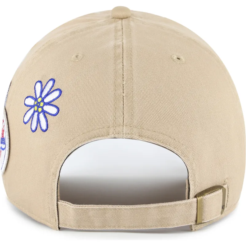petten-gebogen-khaki-verstelbaar-clean-up-badges-van-los-angeles-dodgers-mlb-van-47-brand
