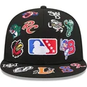 petten-plat-zwart-fitted-59fifty-all-over-van-milb-van-new-era