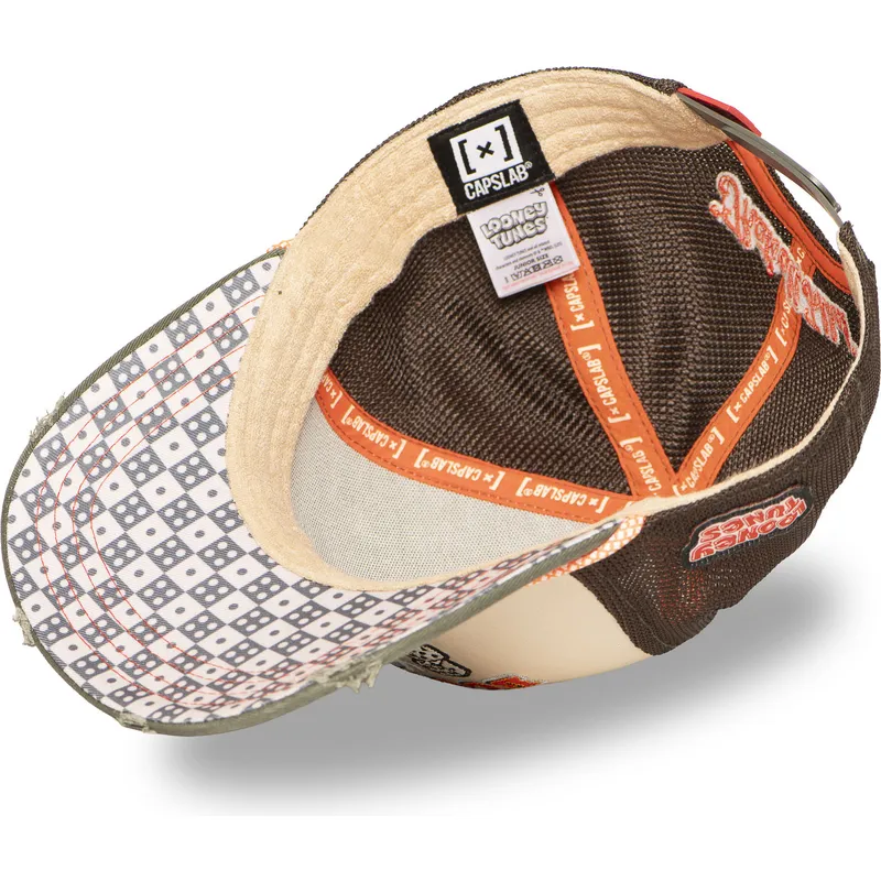 petten-gebogen-bruin-snapback-loo13-pcsmbub-bugs-bunny-looney-tunes-van-capslab