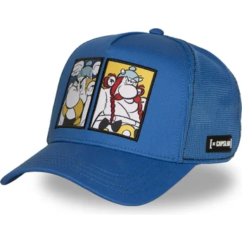 Petten gebogen blauw snapback AST3 VERB Asterix en Obelix Asterix de Galliër van Capslab