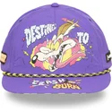 petten-plat-paars-snapback-loo13-dtcb-coyote-looney-tunes-van-capslab