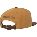 petten-plat-bruin-verstelbaar-coffee-strapback-van-toronto-raptors-nba-van-mitchell-ness