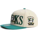 petten-plat-groen-snapback-across-the-board-van-anaheim-ducks-nhl-van-mitchell-ness