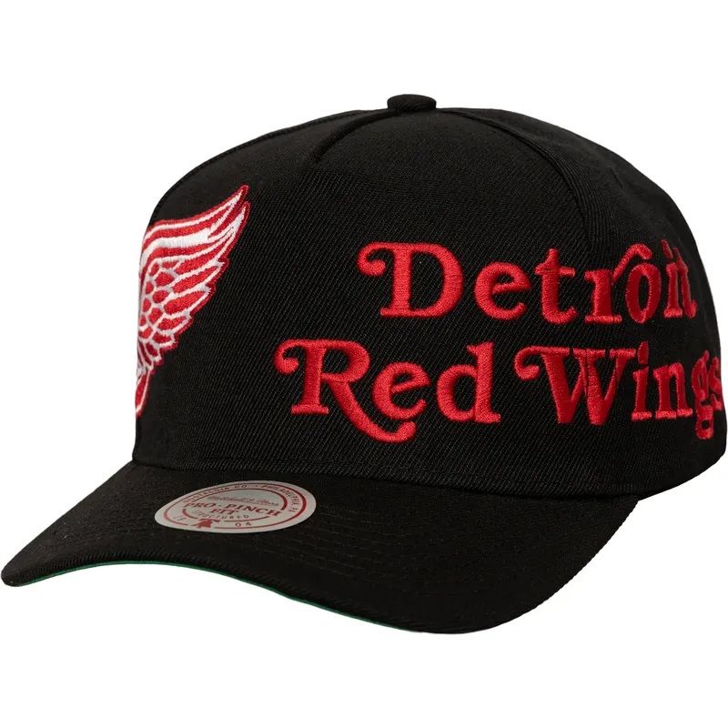 petten-gebogen-zwart-snapback-busted-pro-van-detroit-red-wings-nhl-van-mitchell-ness
