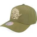 petten-gebogen-groen-snapback-fashion-basic-pro-van-toronto-raptors-nba-van-mitchell-ness