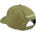 petten-gebogen-groen-snapback-fashion-basic-pro-van-toronto-raptors-nba-van-mitchell-ness