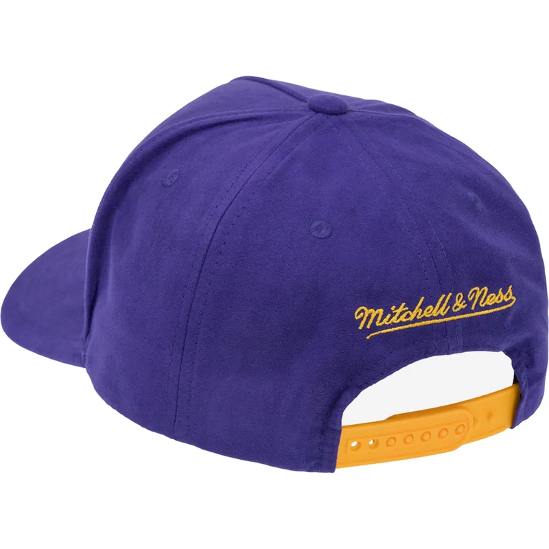 petten-gebogen-paars-snapback-shady-suede-pro-van-los-angeles-lakers-nba-van-mitchell-ness