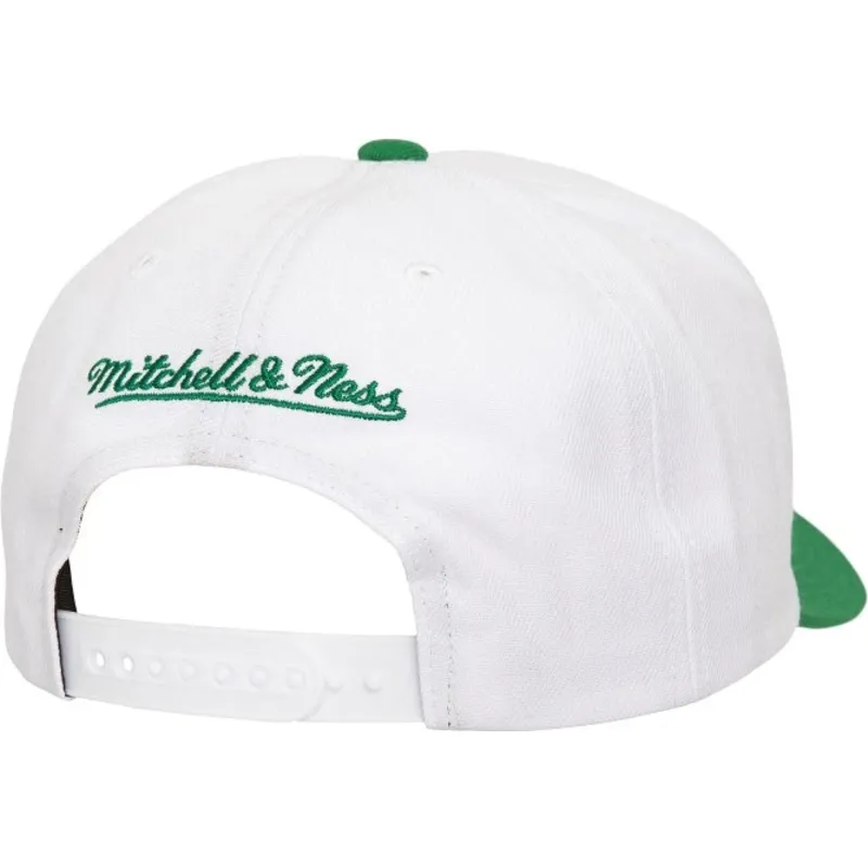 petten-gebogen-groen-snapback-team-2-tone-20-pro-van-boston-celtics-nba-van-mitchell-ness