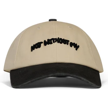 Petten gebogen beige verstelbaar Not Without My van Pica Pica