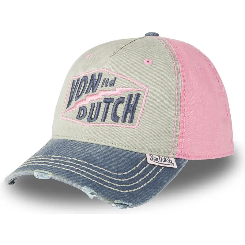 petten-gebogen-meerkleurig-verstelbaar-retro11-van-von-dutch