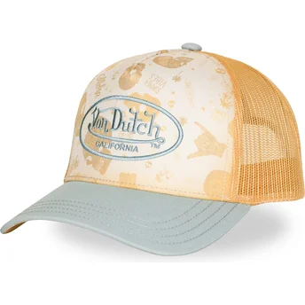 Petten gebogen meerkleurig snapback SUBL12 van Von Dutch