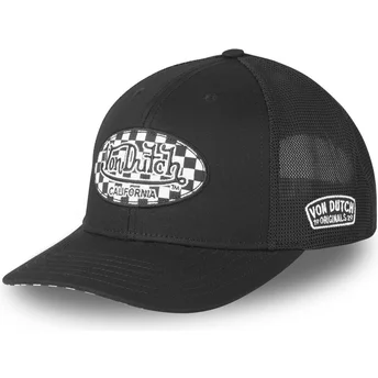 Petten gebogen zwart snapback SEM09 van Von Dutch