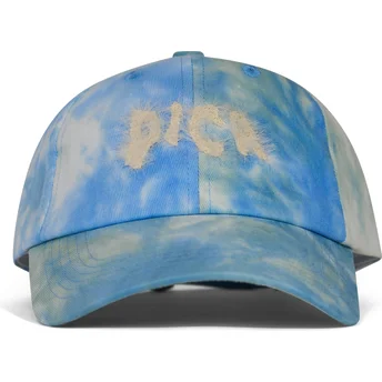 Petten gebogen blauw verstelbaar Pica Hairy Batik van Pica Pica