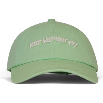 Petten gebogen groen verstelbaar Not Without My van Pica Pica