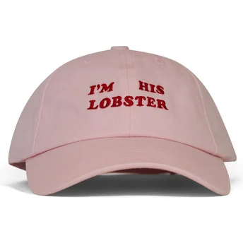 Petten gebogen roze verstelbaar I'm His Lobster van Pica Pica