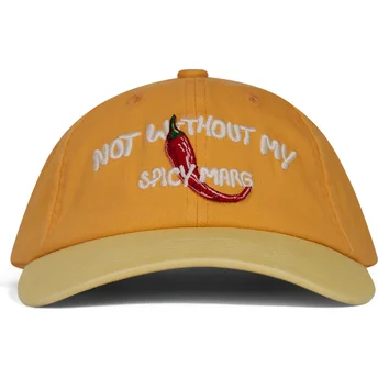 Petten gebogen meerkleurig verstelbaar Not Without My Spicy Marg van Pica Pica