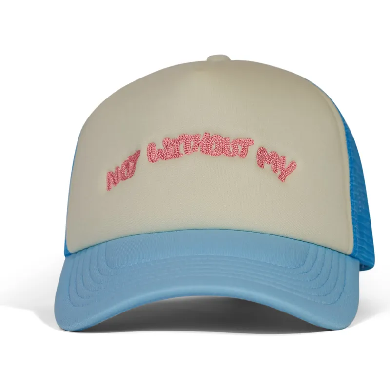 petten-gebogen-blauw-snapback-not-without-my-van-pica-pica petten-gebogen-blauw-snapback-not-without-my-van-pica-pica