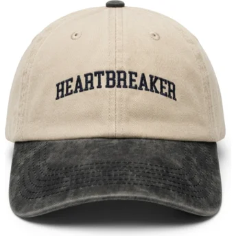 Petten gebogen beige verstelbaar Heartbreaker van Pica Pica