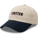 petten-gebogen-beige-marineblauw-verstelbaar-lobster-slut-van-pica-pica
