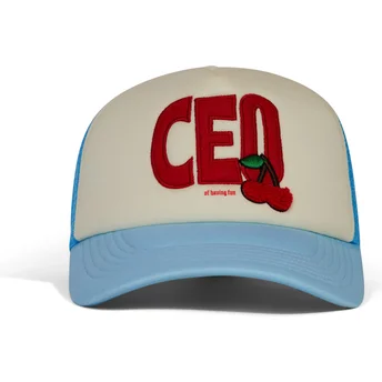 Petten gebogen blauw snapback CEO of Fun van Pica Pica