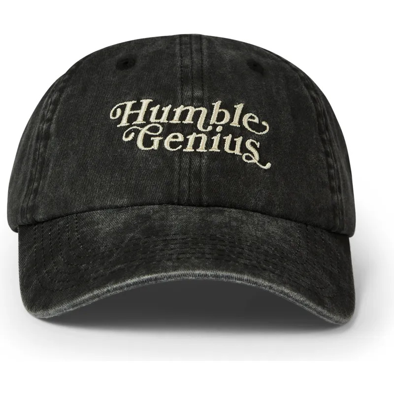 petten-gebogen-zwart-verstelbaar-humble-genius-washed-van-pica-pica petten-gebogen-zwart-verstelbaar-humble-genius-washed-van-pica-pica