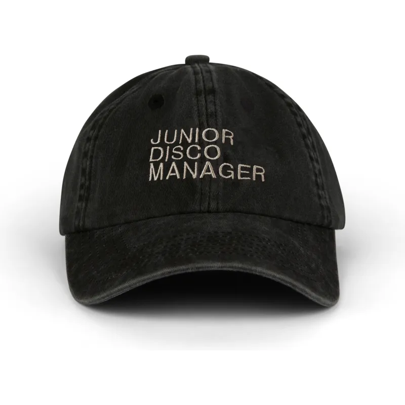 petten-gebogen-zwart-verstelbaar-junior-disco-manager-washed-van-pica-pica