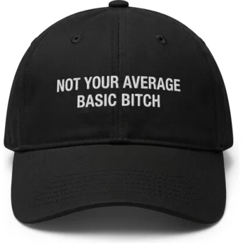 Petten gebogen zwart verstelbaar Not Your Average Basic Bitch van Pica Pica