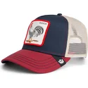 petten-gebogen-marineblauw-snapback-all-american-rooster-the-farm-van-goorin-bros