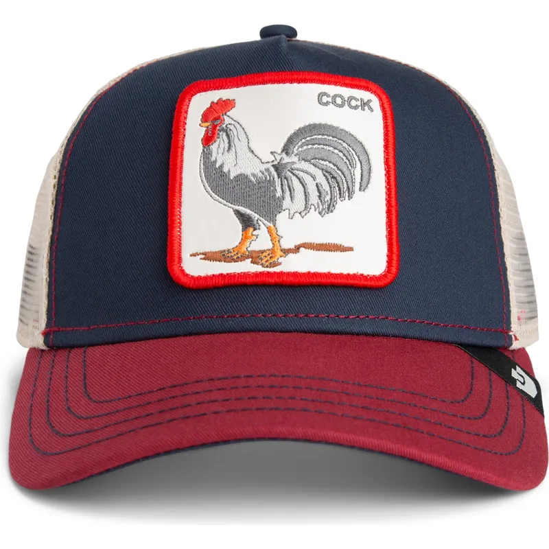 petten-gebogen-marineblauw-snapback-all-american-rooster-the-farm-van-goorin-bros