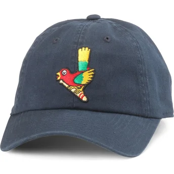 Petten gebogen marineblauw verstelbaar Ballpark van Fukuoka Daiei Hawks MLB van American Needle