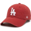 petten-gebogen-rood-verstelbaar-archive-van-los-angeles-dodgers-mlb-van-american-needle