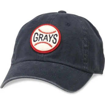 Petten gebogen zwart verstelbaar Archive van Homestead Grays MLB van American Needle