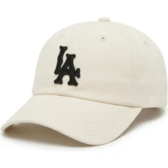 Petten gebogen wit verstelbaar Archive van Los Angeles Dodgers MLB van American Needle