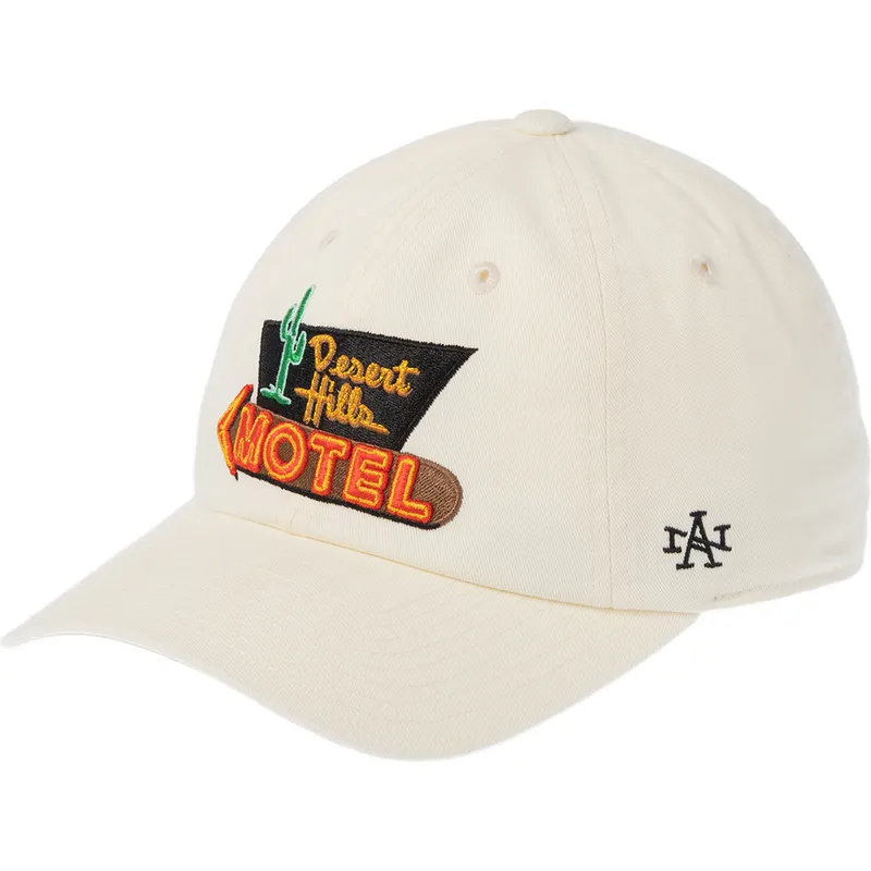 petten-gebogen-beige-verstelbaar-desert-hill-motel-ballpark-van-american-needle petten-gebogen-beige-verstelbaar-desert-hill-motel-ballpark-van-american-needle